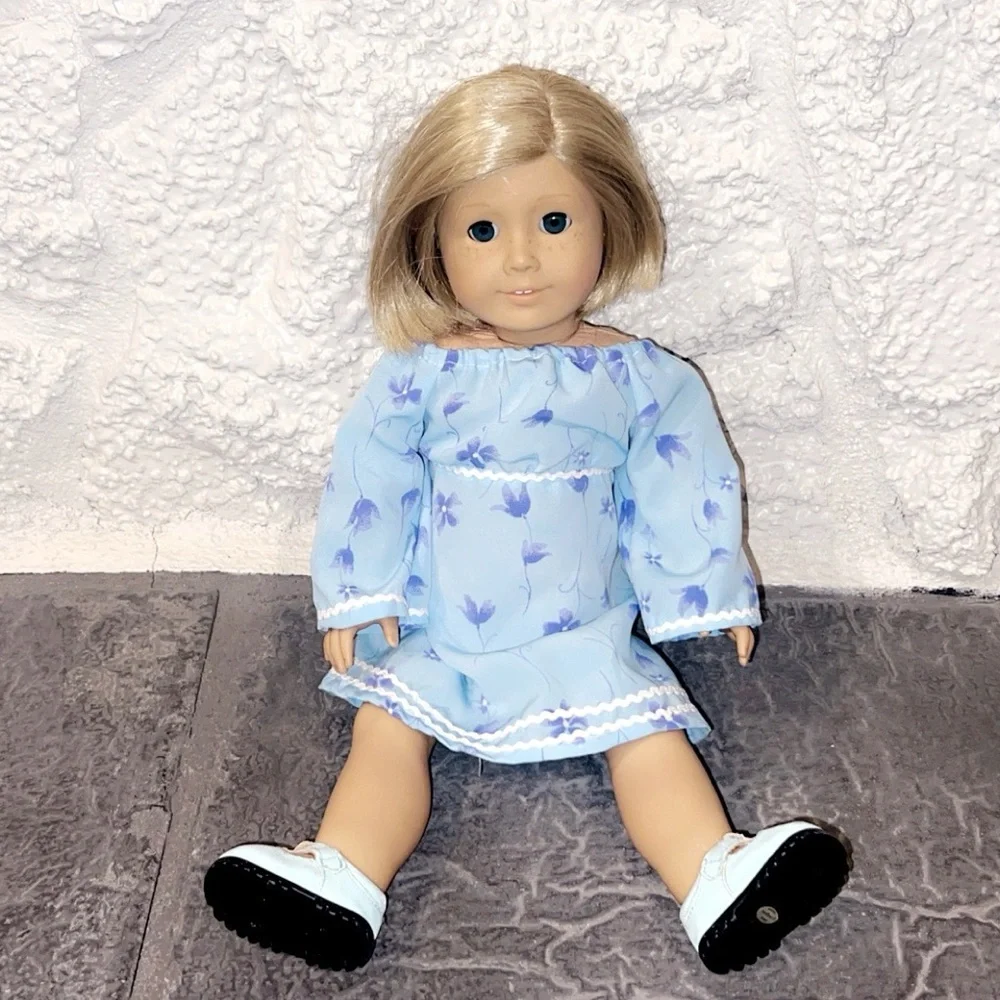AMERICAN GIRL Kit Kittredge 18” Blonde Blue Eyed Doll